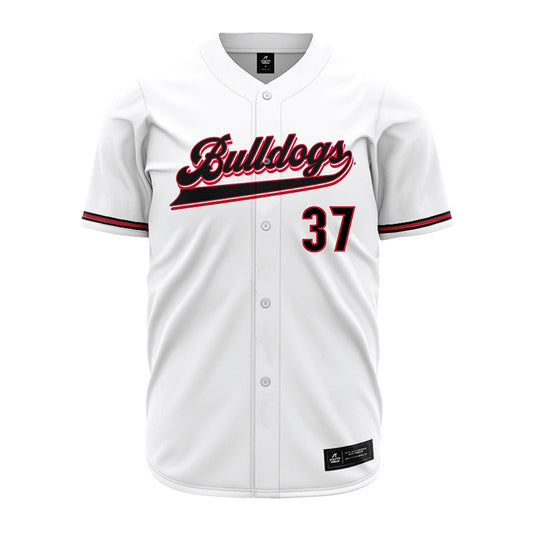 Georgia - NCAA Baseball : Zachary Brown - White Jersey-0