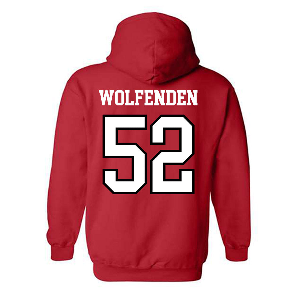 UNLV - NCAA Football : Sam Wolfenden - Classic Shersey Hooded Sweatshirt-1