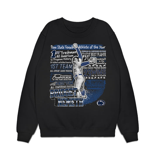 Penn State - NCAA Softball : Bridget Nemeth - Collage Premium Crewneck Sweatshirt-0