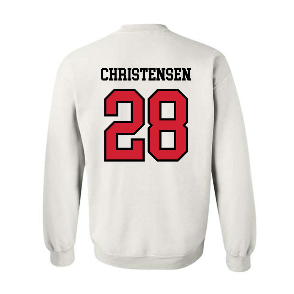 UNLV - NCAA Football : Logan Christensen - Classic Shersey Crewneck Sweatshirt-1