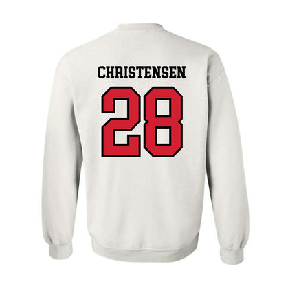 UNLV - NCAA Football : Logan Christensen - Classic Shersey Crewneck Sweatshirt-1