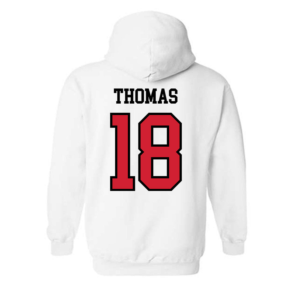 UNLV - NCAA Football : Landen Thomas - Classic Shersey Hooded Sweatshirt-1