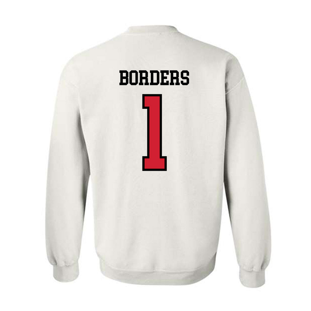 UNLV - NCAA Football : Chief Borders - Classic Shersey Crewneck Sweatshirt-1
