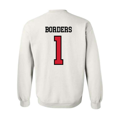UNLV - NCAA Football : Chief Borders - Classic Shersey Crewneck Sweatshirt-1