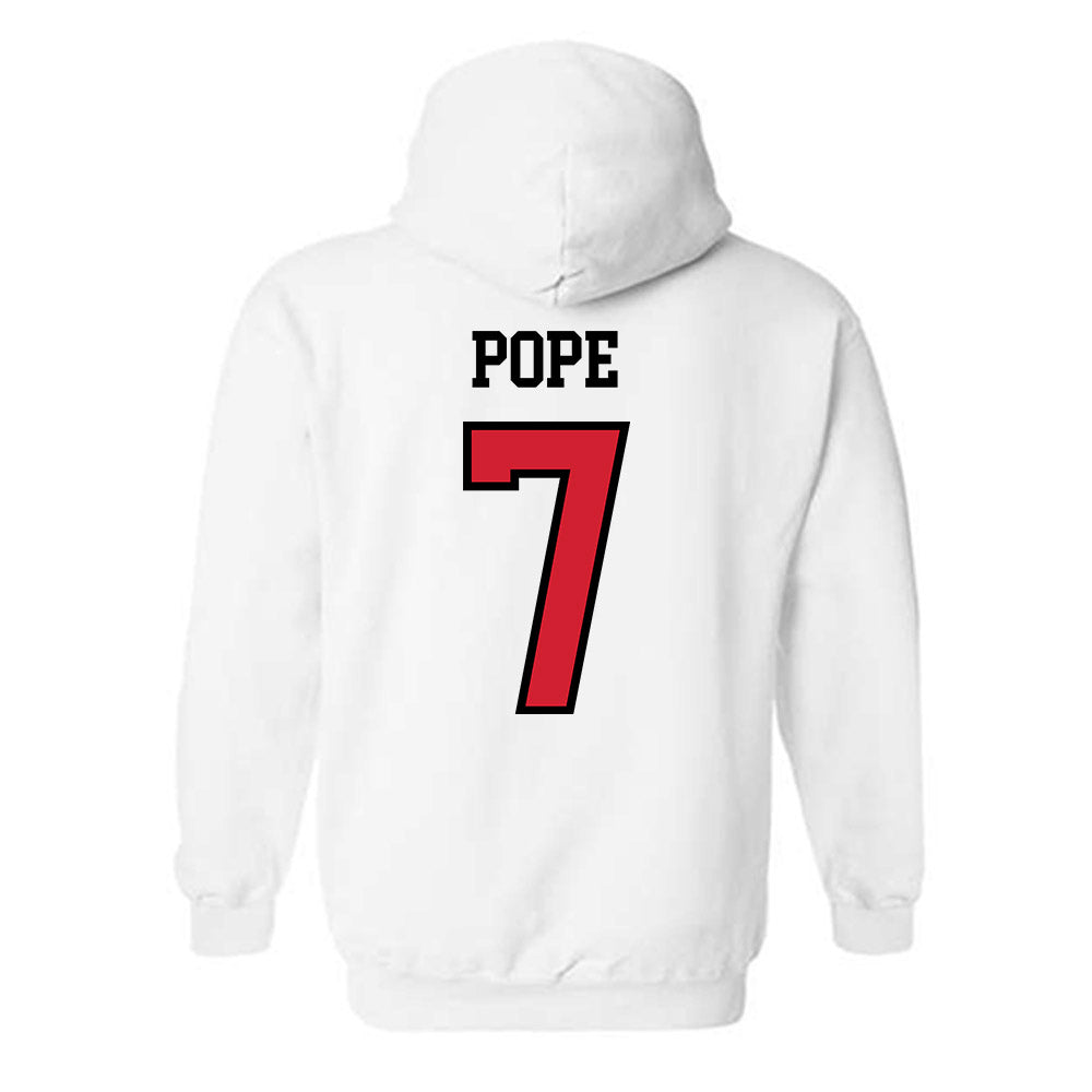 UNLV - NCAA Football : Jake Pope - Classic Shersey Hooded Sweatshirt-1