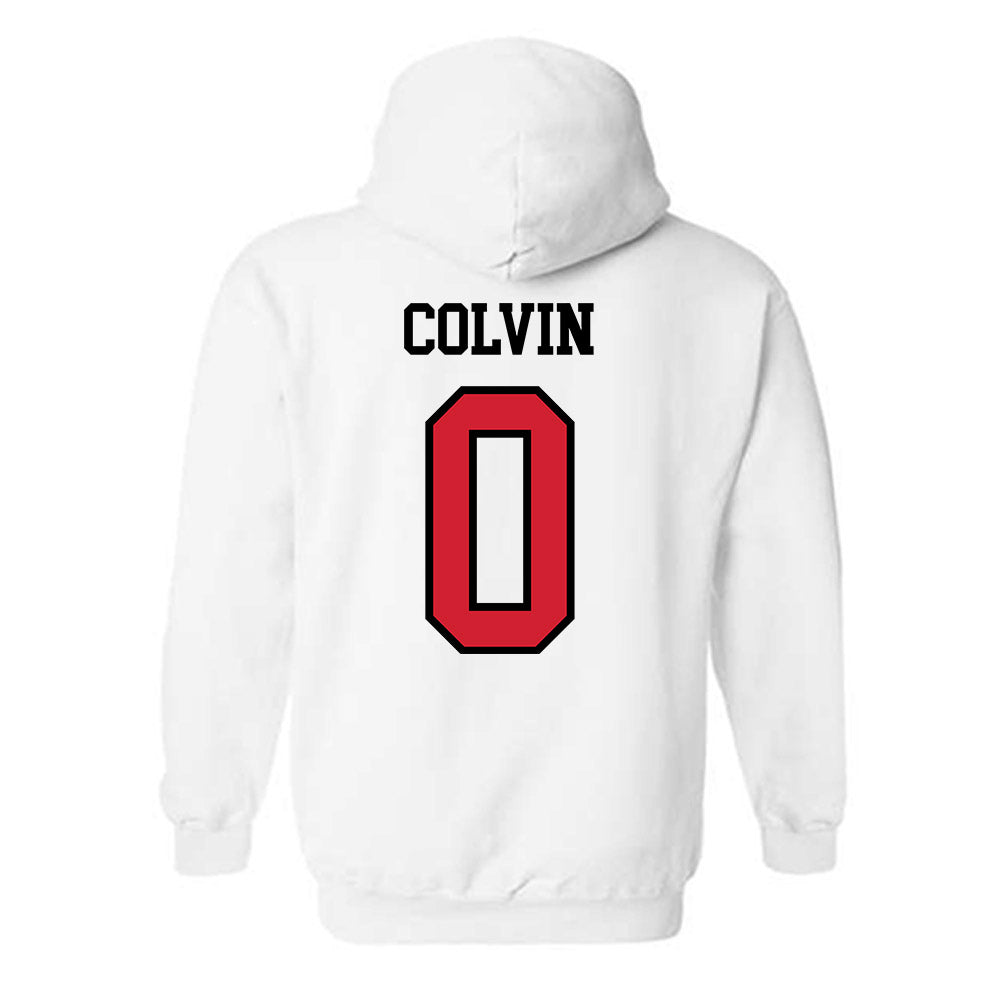 UNLV - NCAA Women's Basketball : Teagan Colvin - Classic Shersey Hooded Sweatshirt-1