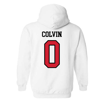 UNLV - NCAA Women's Basketball : Teagan Colvin - Classic Shersey Hooded Sweatshirt-1