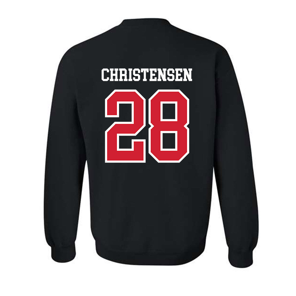 UNLV - NCAA Football : Logan Christensen - Classic Shersey Crewneck Sweatshirt-1