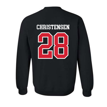 UNLV - NCAA Football : Logan Christensen - Classic Shersey Crewneck Sweatshirt-1