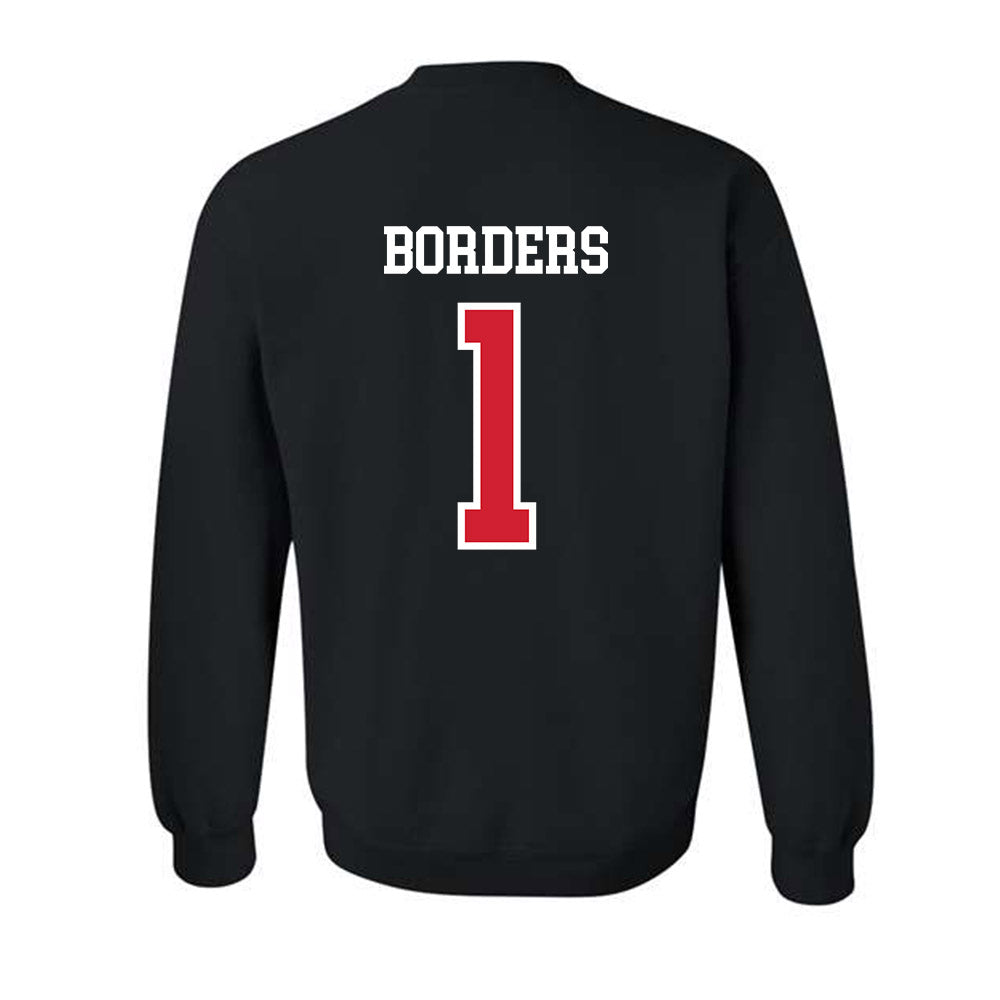 UNLV - NCAA Football : Chief Borders - Classic Shersey Crewneck Sweatshirt-1