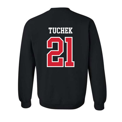 UNLV - NCAA Football : Josh Tuchek - Classic Shersey Crewneck Sweatshirt-1