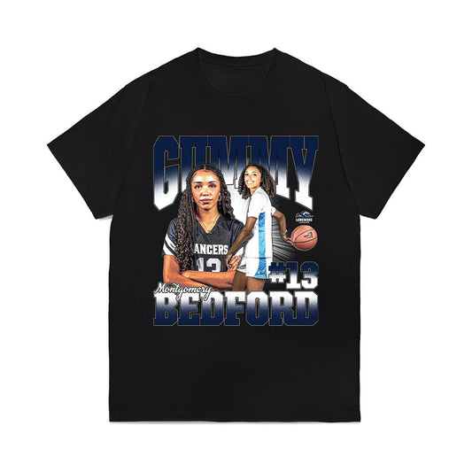 Longwood - NCAA Women's Basketball : Gummy Bedford - Collage Comfort Colors T-Shirt-0