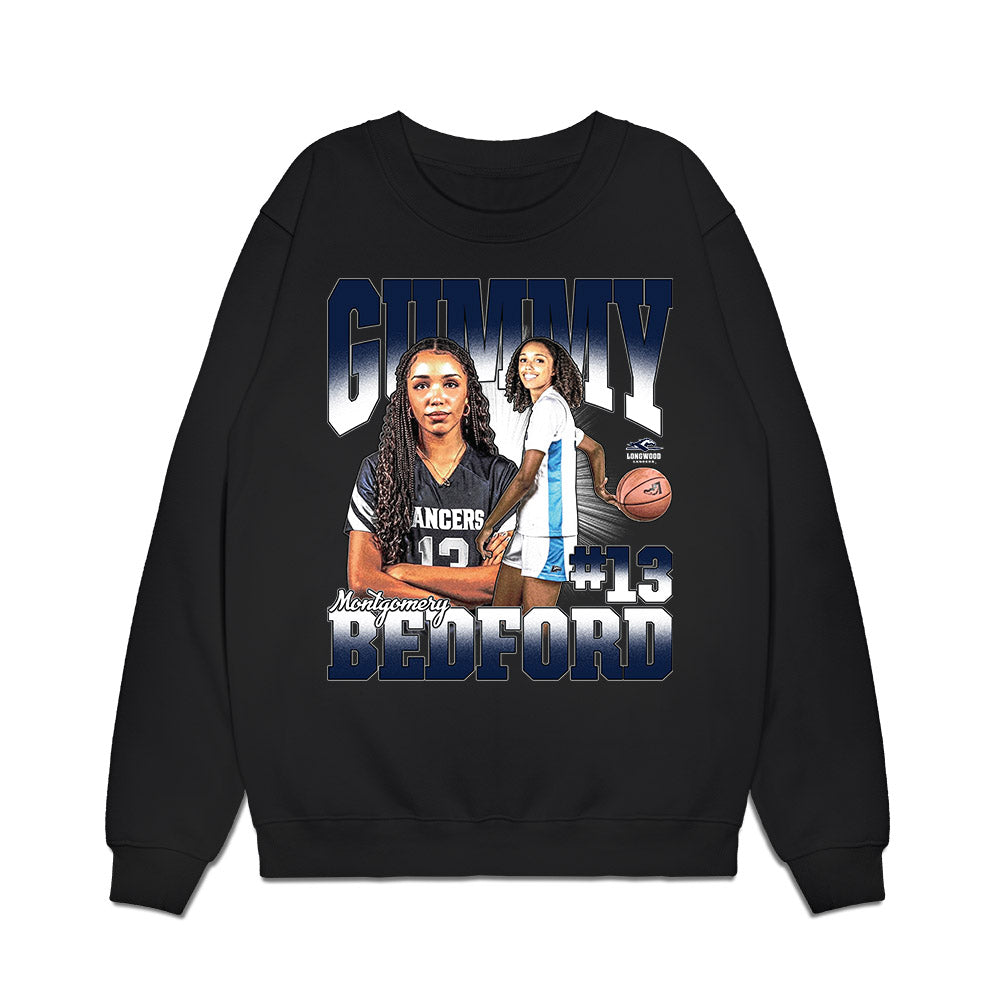 Longwood - NCAA Women's Basketball : Gummy Bedford - Collage Premium Crewneck Sweatshirt-0