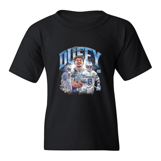 UNC - NCAA Men's Lacrosse : Owen Duffy - Collage Youth T-Shirt-0
