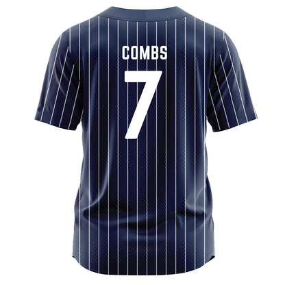 Georgia Southern - NCAA Softball : Valerie Combs - Navy Jersey-1