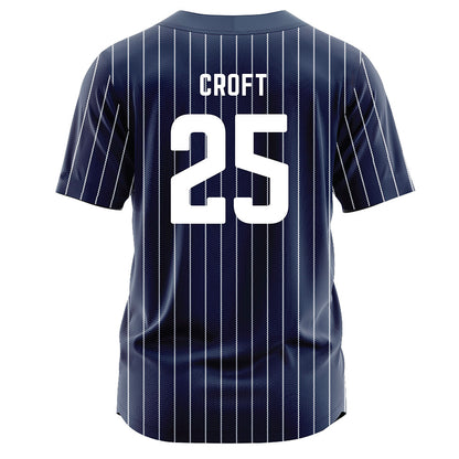 Georgia Southern - NCAA Softball : kaylee croft - Navy Jersey-1