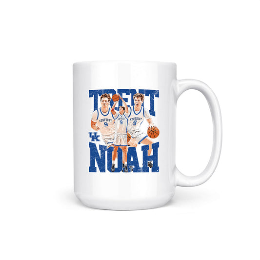 Kentucky - NCAA Men's Basketball : Trent Noah - Collage Coffee Mug-0