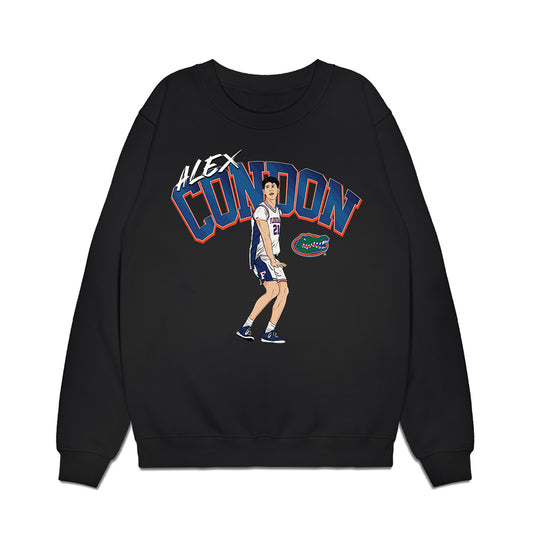 Florida - NCAA Men's Basketball : Alex Condon - Graphic Tee Premium Crewneck Sweatshirt-0