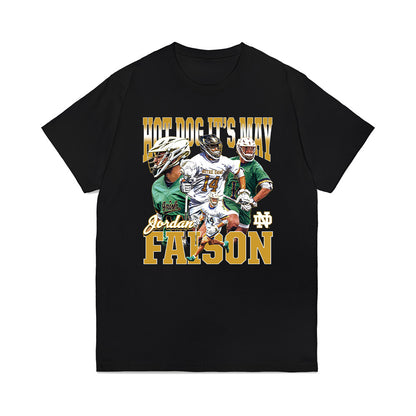 Notre Dame - NCAA Men's Lacrosse : Jordan Faison - Collage Premium T-Shirt-0