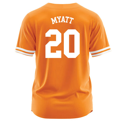 Tennessee - NCAA Baseball : Tyler Myatt - Gold Jersey-1