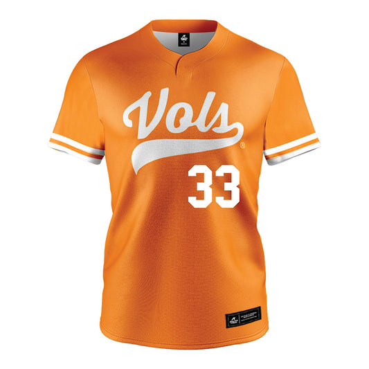 Tennessee - NCAA Baseball : Bo Rhudy - Gold Jersey-0
