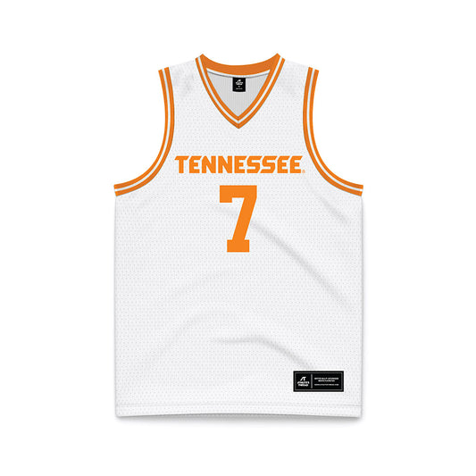 Tennessee - NCAA Men's Basketball : Grant Hurst - White Basketball Jersey-0