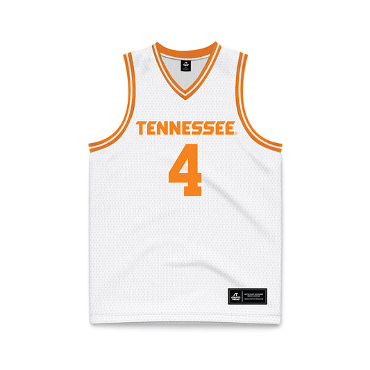 Tennessee - NCAA Men's Basketball : Clarence Massamba - White Basketball Jersey-0