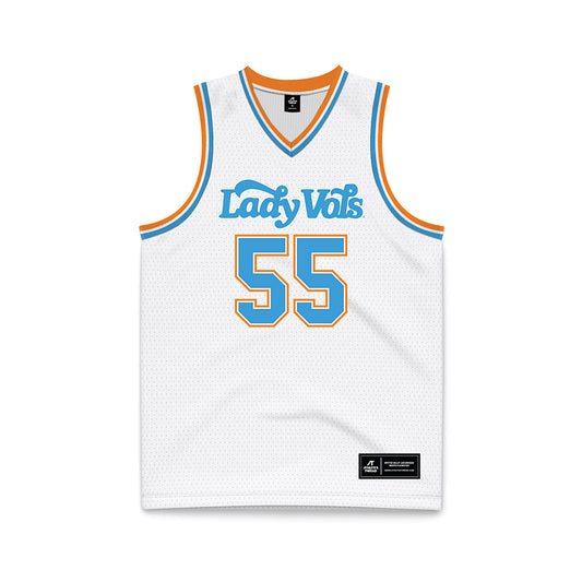 Tennessee - NCAA Women's Basketball : Talaysia Cooper - White Basketball Jersey-0