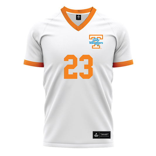 Tennessee - NCAA Women's Soccer : Dakota Brown - White Soccer Jersey-0