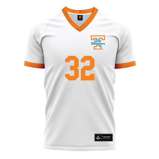Tennessee - NCAA Women's Soccer : Ally Zazzara - White Soccer Jersey-0
