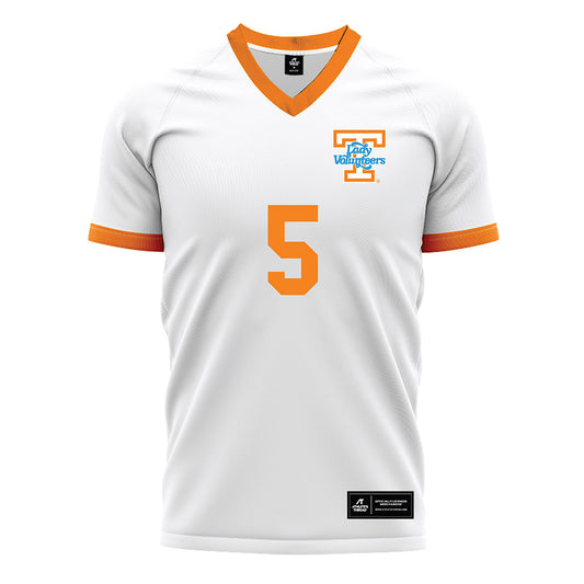 Tennessee - NCAA Women's Soccer : Jenna Stayart - White Soccer Jersey-0