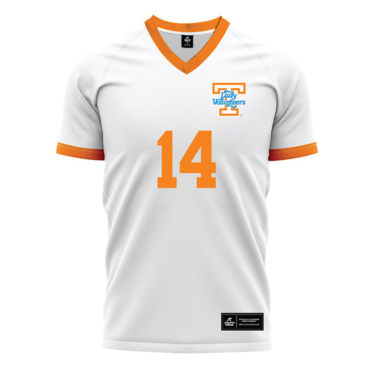 Tennessee - NCAA Women's Soccer : Milee Zych - White Soccer Jersey-0