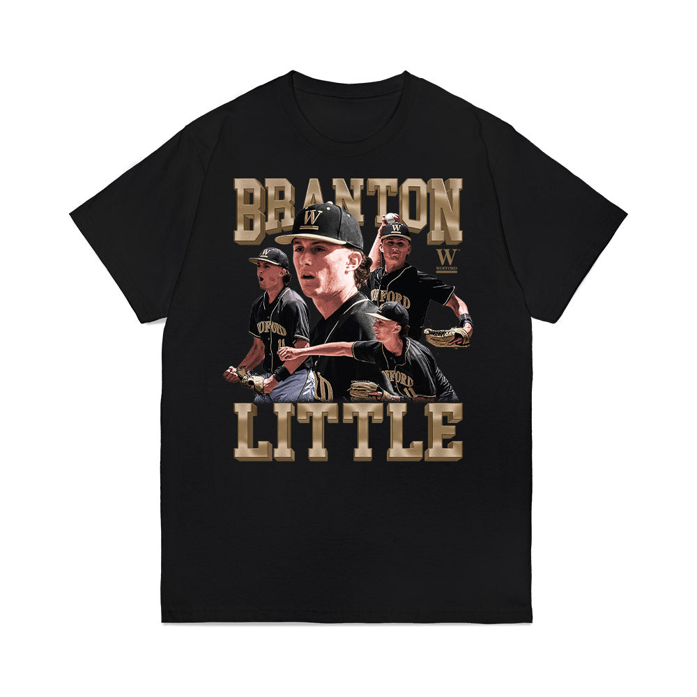 Wofford - NCAA Baseball : Branton Little - Collage Premium T-Shirt-0