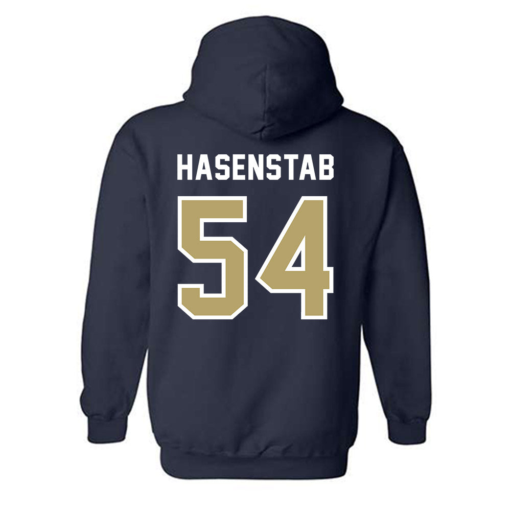 Georgia Tech - NCAA Baseball : Riley Hasenstab - Hooded Sweatshirt-1