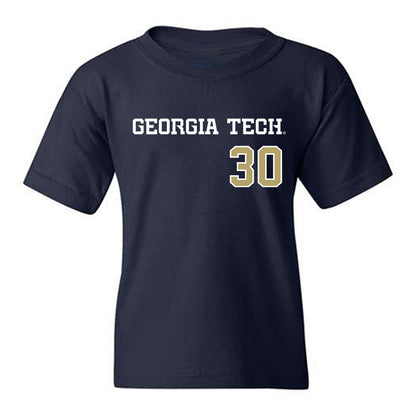 Georgia Tech - NCAA Baseball : Porter Buursema - Youth T-Shirt-0