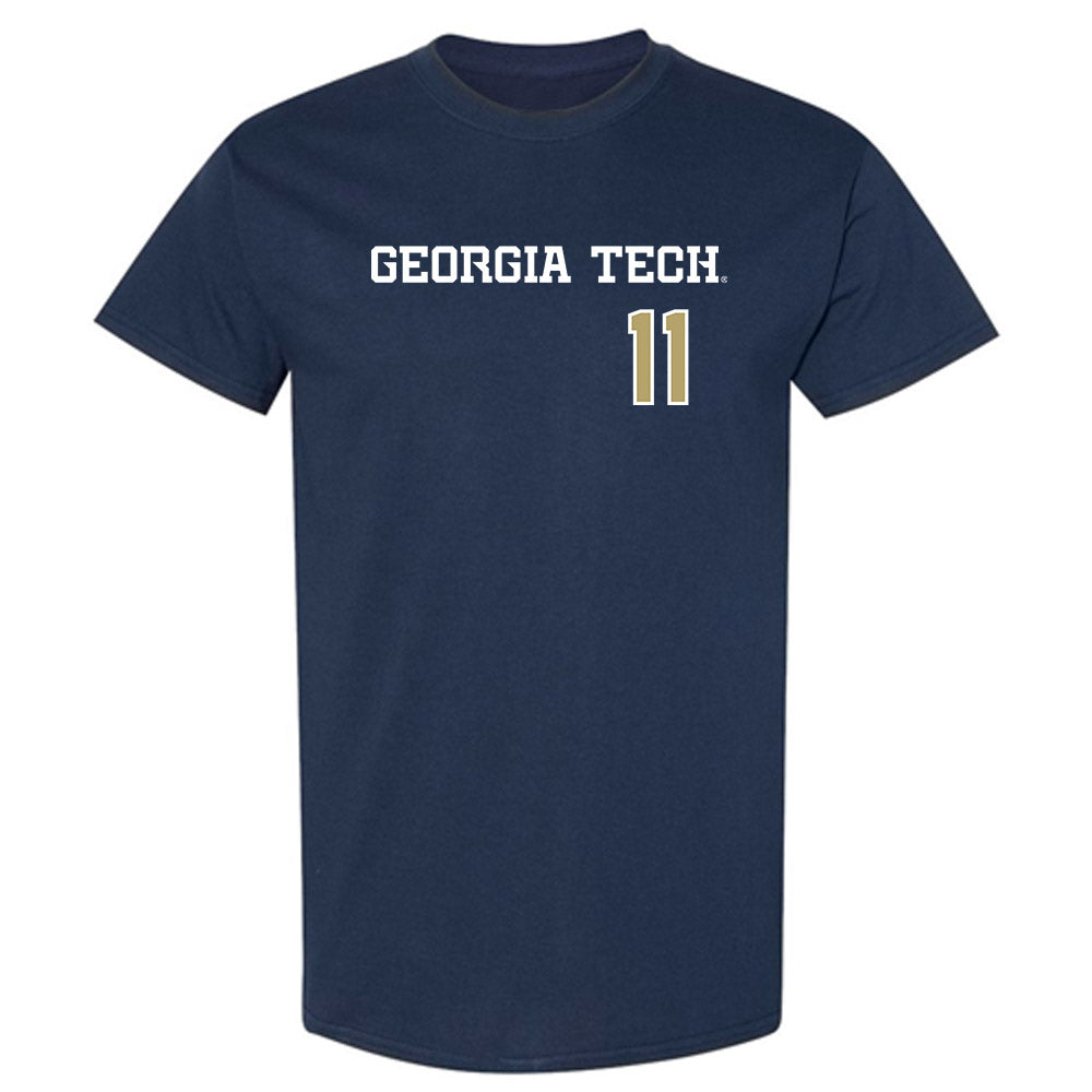 Georgia Tech - NCAA Baseball : Ryan Zuckerman - T-Shirt-0