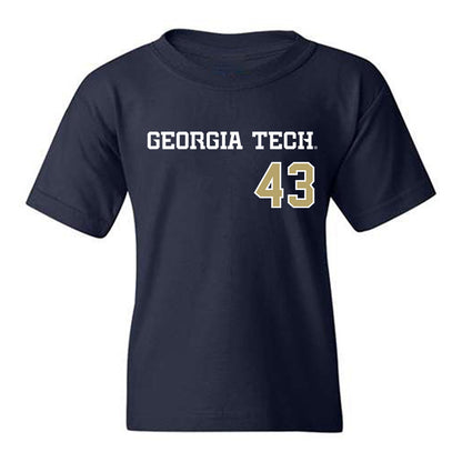 Georgia Tech - NCAA Baseball : Dimitri Angelakos - Youth T-Shirt-0