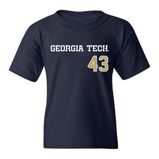 Georgia Tech - NCAA Baseball : Dimitri Angelakos - Youth T-Shirt-0