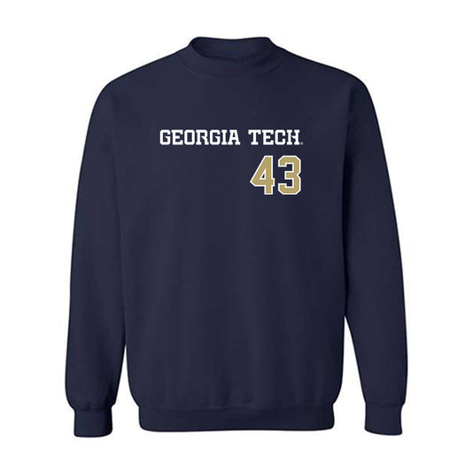 Georgia Tech - NCAA Baseball : Dimitri Angelakos - Crewneck Sweatshirt-0