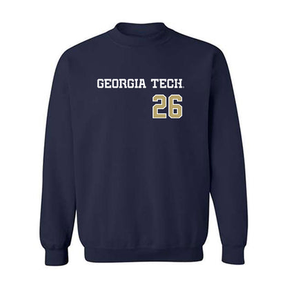 Georgia Tech - NCAA Baseball : Jamie Vicens - Crewneck Sweatshirt-0