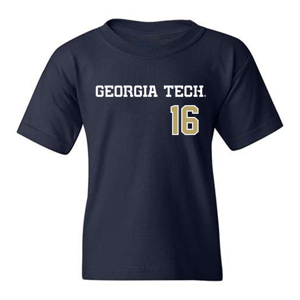 Georgia Tech - NCAA Baseball : Charlie Willcox - Youth T-Shirt-0