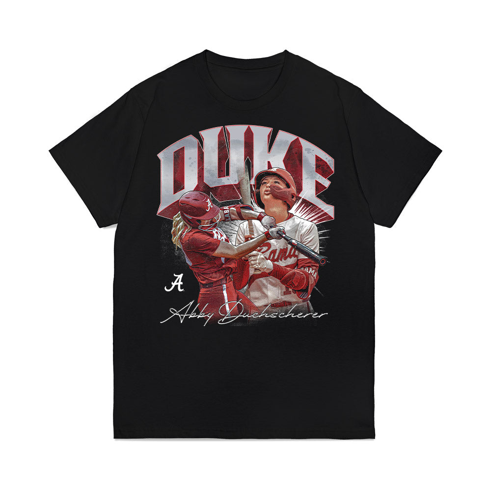 Alabama - NCAA Softball : Abby Duchscherer - Collage Premium T-Shirt-0