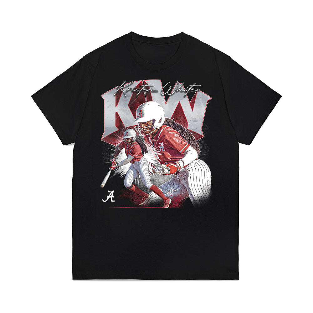 Alabama - NCAA Softball : Kristen White - Collage Premium T-Shirt-0