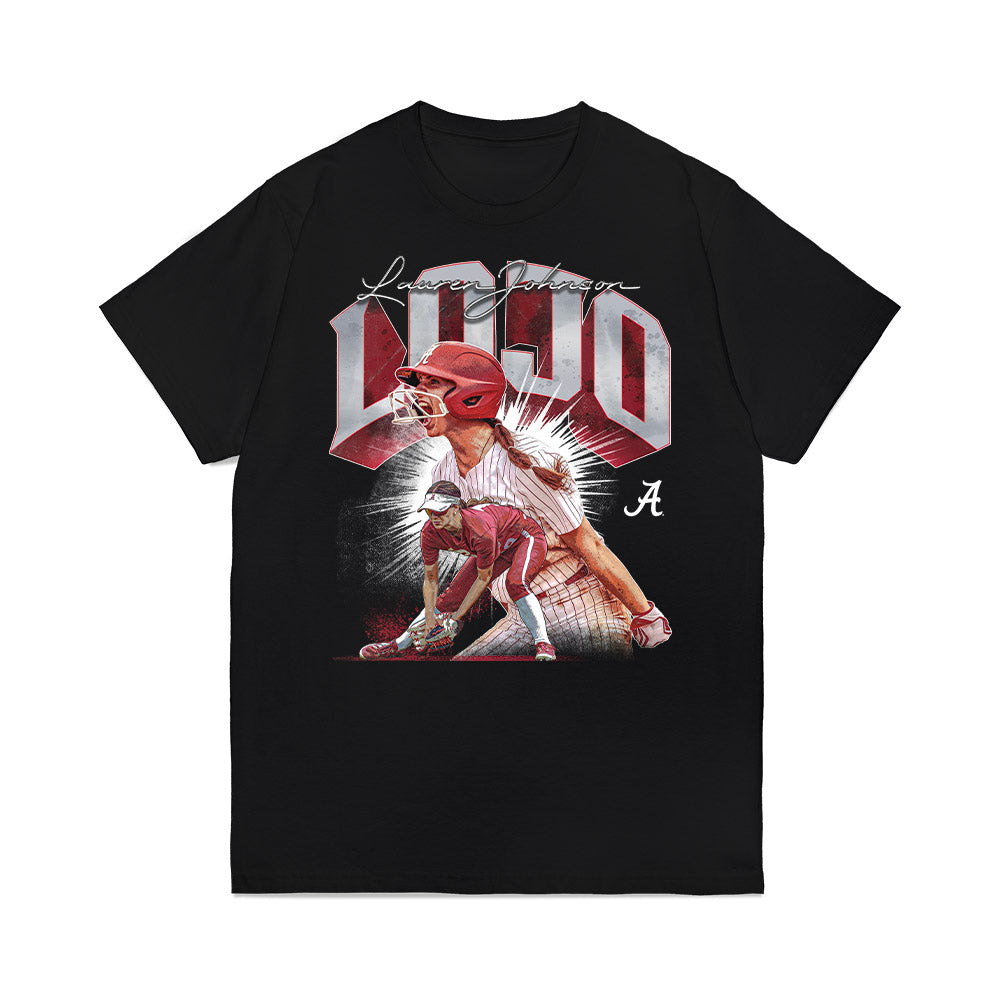 Alabama - NCAA Softball : Lauren Johnson - Collage Premium T-Shirt-0