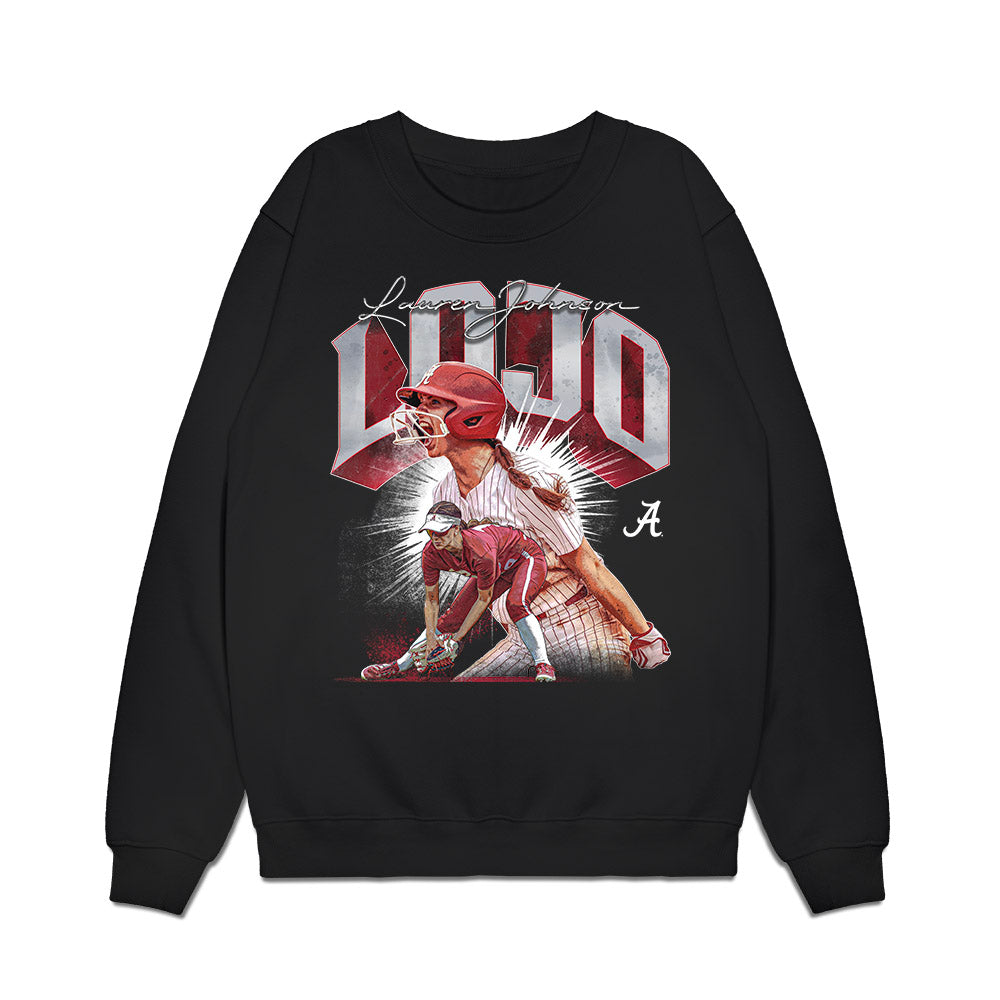 Alabama - NCAA Softball : Lauren Johnson - Collage Premium Crewneck Sweatshirt-0