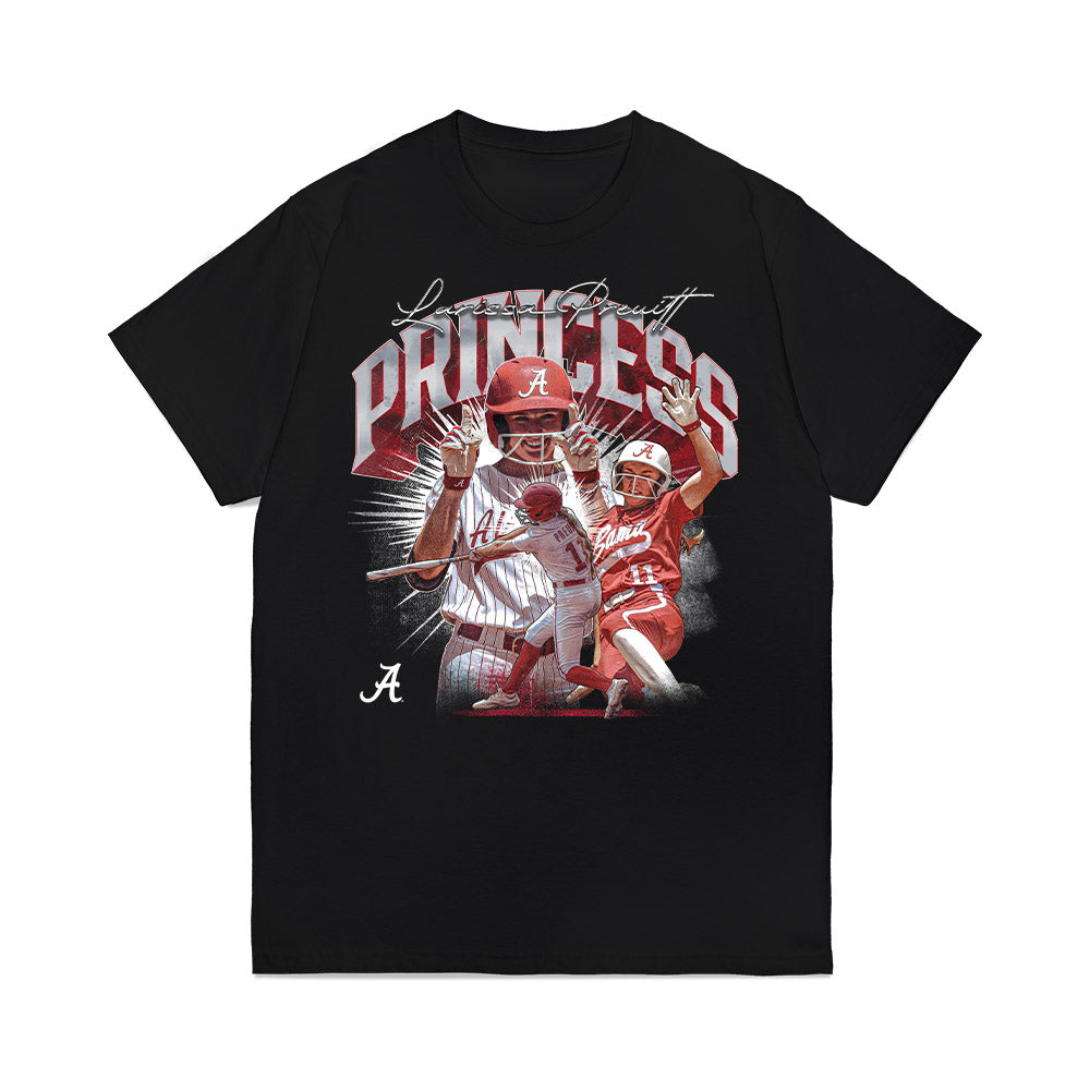 Alabama - NCAA Softball : Larissa Preuitt - Collage Premium T-Shirt-0