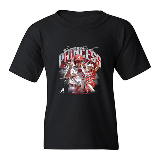 Alabama - NCAA Softball : Larissa Preuitt - Collage Youth T-Shirt-0