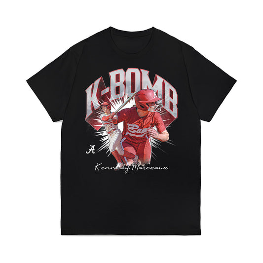 Alabama - NCAA Softball : Kennedy Marceaux - Collage Premium T-Shirt-0
