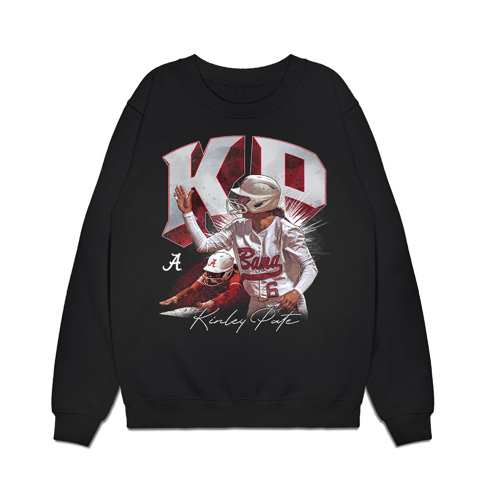 Alabama - NCAA Softball : Kinley Pate - Collage Premium Crewneck Sweatshirt-0