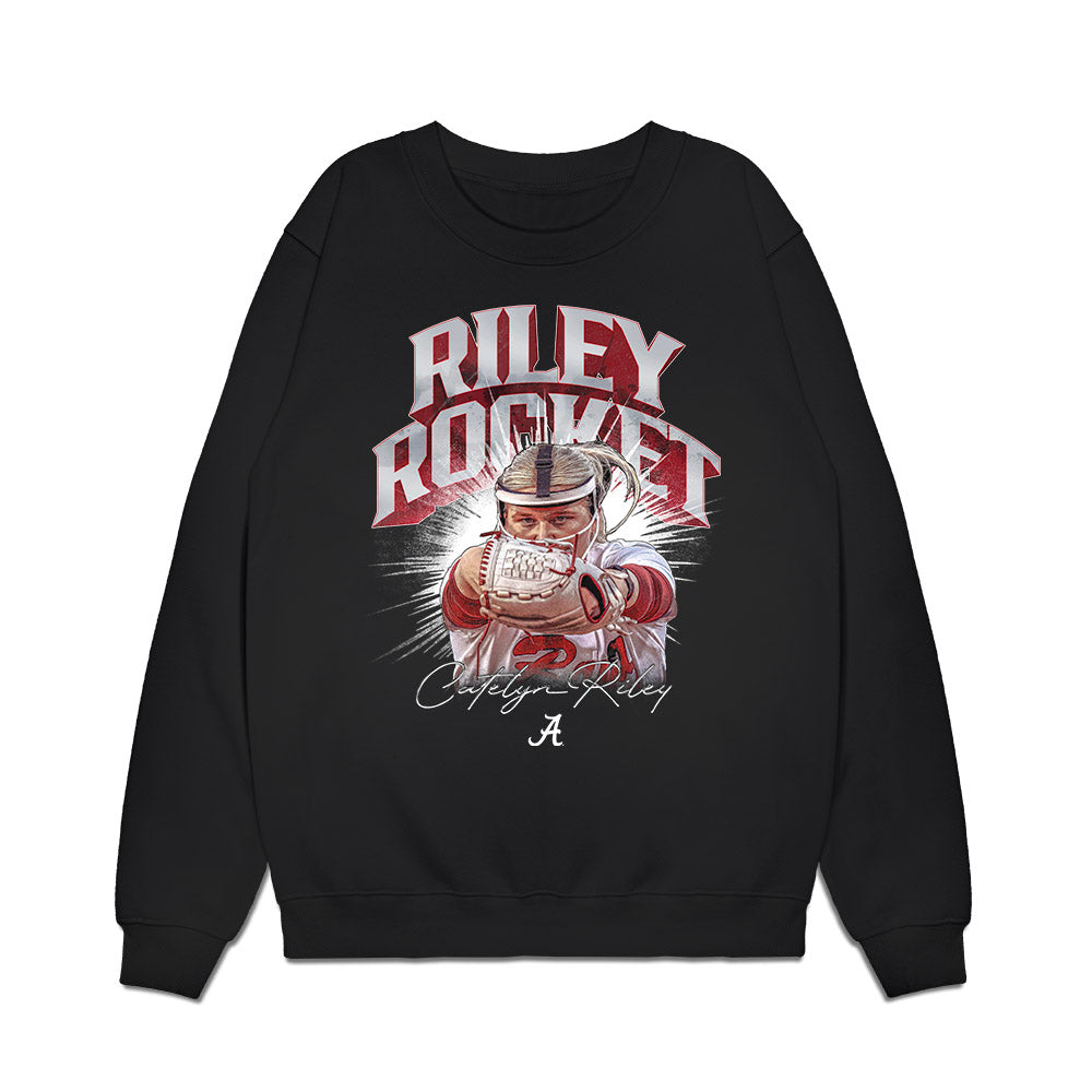 Alabama - NCAA Softball : Catelyn Riley - Collage Premium Crewneck Sweatshirt-0